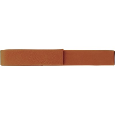 Pen Case - Single - Rawhide, Leatherette - 6-1/2" x 1"