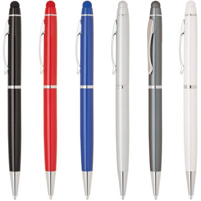 CR II Series Stylus Ball Point Pen- White Stylus Pen