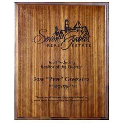 Walnut Wood Lasered Eco-Plaque (6"x8")