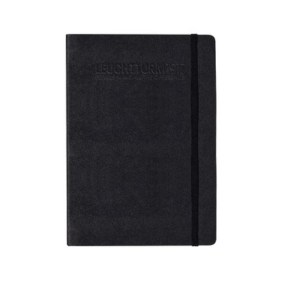 A5 Medium Softcover Notebook - Black, Dotted Pages