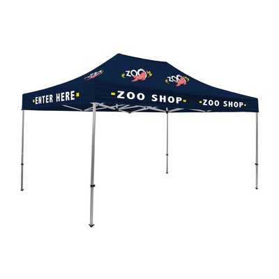 15' Premium Tent Kit (Imprinted, 12 Locations)