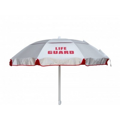 Silver & Red Wind Warrior Umbrella