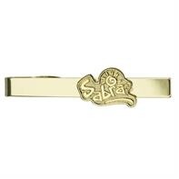 Tie Bar Clip, Sandblast & Polished Emblem (3/4")