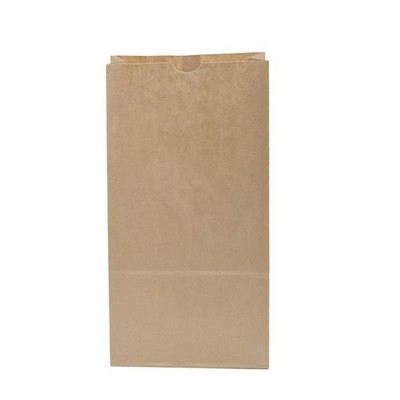 6# Natural Kraft Paper SOS/Popcorn Bag (6"x3.625"x11.0625")