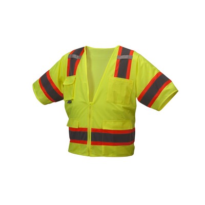 Pyramex Lumen-X Class 3 Hi-Vis Lime Safety Vest