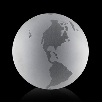 Clear Globe with Frosted Ocean