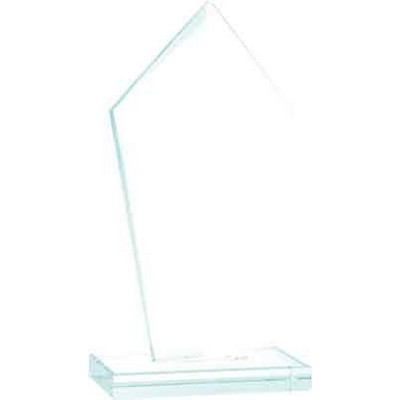 6 3/4" Diamond Jade Glass Award