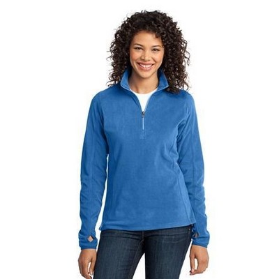 Port Authority® Ladies' Microfleece 1/2-Zip Pullover Shirt