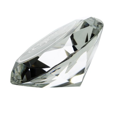 4" Optical Crystal Tilted Diamond