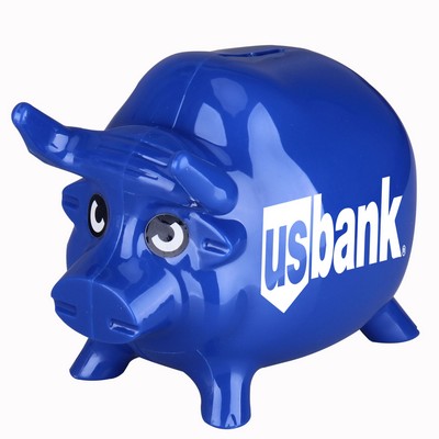 Bull Shaped Piggy Bank (Shorter Prod Time)