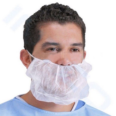 Disposable Beard Cover 18"" W/ Earloops