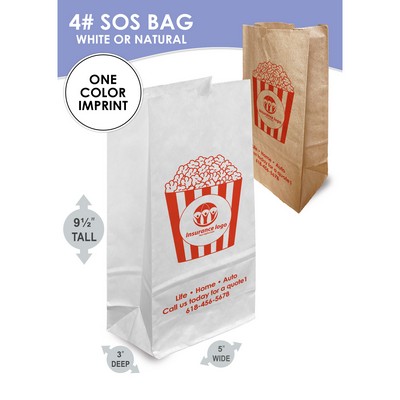 4# SOS Bag With One Color Printing