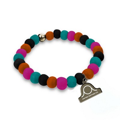 Beaded Logo Bracelet