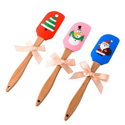 Christmas Kitchenware Silicone Cake Spatula