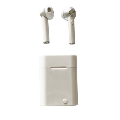 Vivitar® AirVibes Silver Pro Earbuds