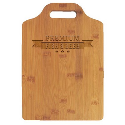 Bamboo Board with Handle, 9" x 6"