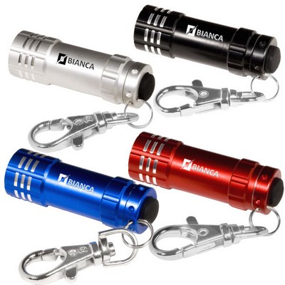 Metal LED Torch Keychain