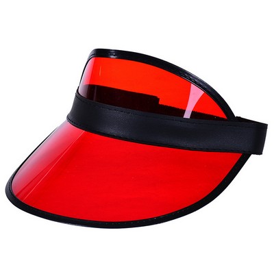 Custom Adult Adjustable PVC Visor