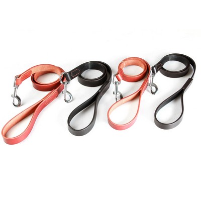 4' Genuine Leather Training Leash