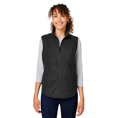 NORTH END Ladies' Aura Sweater Fleece Vest