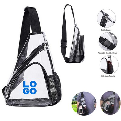 Clear PVC Sling Bag