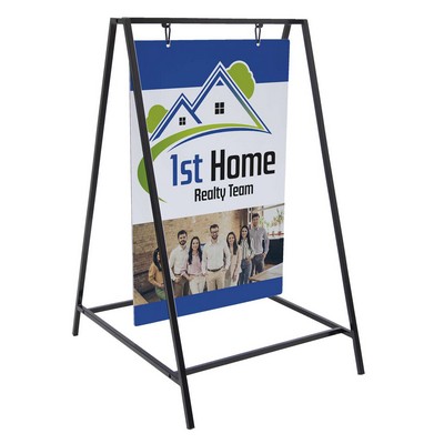 Aluminum Swing A-frame Imprinted Kit (Double-Sided)