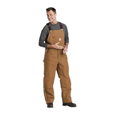 Carhartt® Short Firm Duck Insulated Bib Overalls