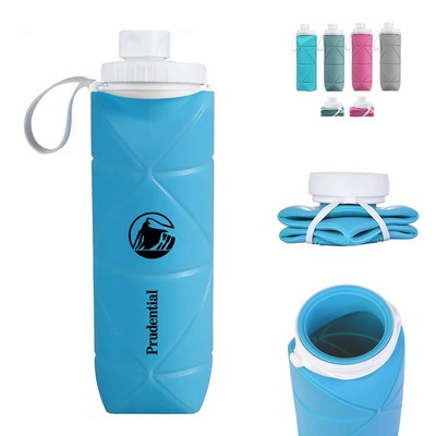 Motion Collapsible Silicone Bottle - 20 Oz.