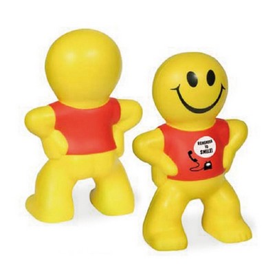 Custom PU Captain Smiley Shaped Stress Ball