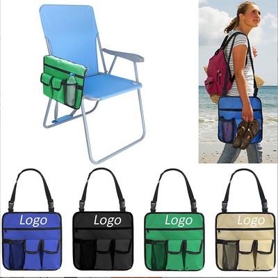 Beach Chair Armrest Organize Bag