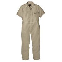 Dickie's® Men's Short Sleeve Coverall - Khaki Tan