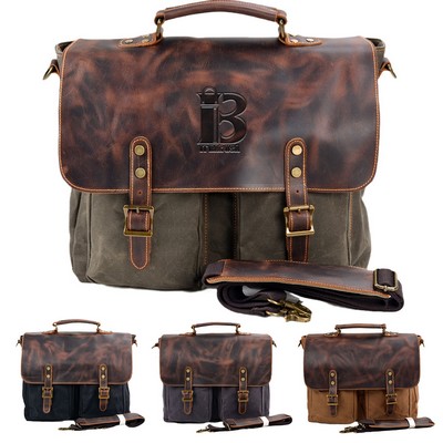 Genuine Leather multicolor Messenger Bag