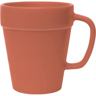 Flower Pot Mug Terra Cotta 14 oz.