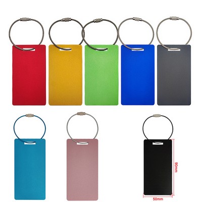 Personalized Metal Luggage Tag