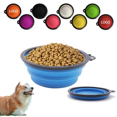 Pet Silicone Folding Bowl