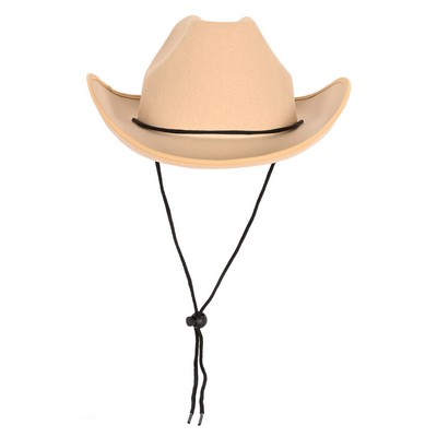 Tan Felt Cowboy Hat