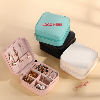 PU Leather Small Jewelry Box