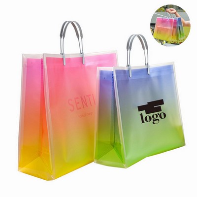 Clear Gradient Pvc Tote Bag