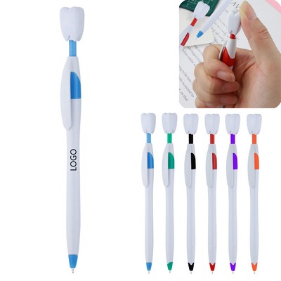 Cute Tooth Shaped Cap Ballpoint Pen