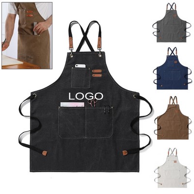 Canvas Cross Back Work Apron