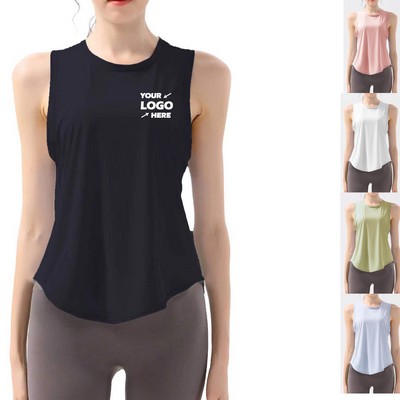 Women Cool-Dry Sleeveless Loose Yoga