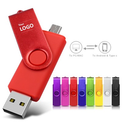 Dual USB 2.0 OTG Flash Drive