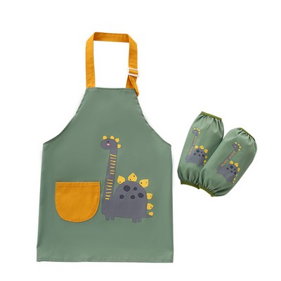 Children's Apron Sleeves Set For 4-7 Years Old