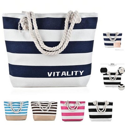 Stripe Tote Bag