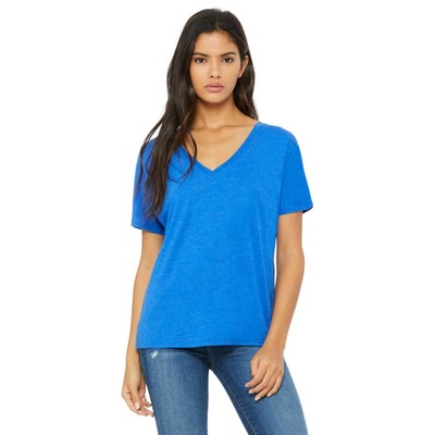 Bella Ladies Slouchy V-Neck T-Shirt