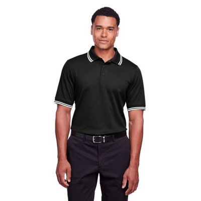 Devon & Jones Men's CrownLux Performance™ Plaited Tipped Polo