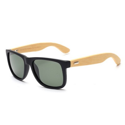 Bamboo Wooden UV Protected Unisex Sunglasses