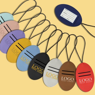 Vegan Leather Luggage Tags