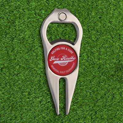 Logo Divot Tool with Bottle Opener