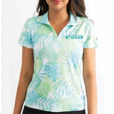 Women's Golf Polo - Fairway Flora